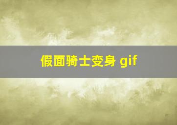 假面骑士变身 gif